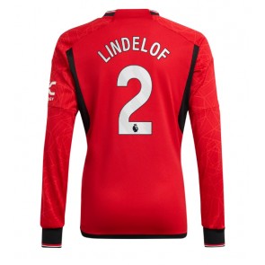 Manchester United Victor Lindelof #2 Domaci Dres 2023-24 Dugim Rukavima